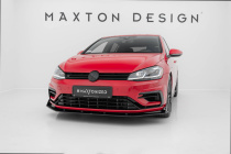 VW Golf MK7 R / R-Line Facelift 2017-2020 Racing Frontläpp / Frontsplitter V.2 Maxton Design